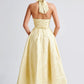 Effie Midi Dress - Lemon