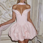 Eileen Mini Dress - Blush