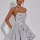 Electra Mini Dress - Silver