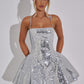 Electra Mini Dress - Silver