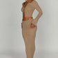Elia Maxi Skirt - Beige