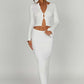 Elia Maxi Skirt - White