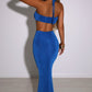 Elita Maxi Skirt - Electric Blue