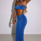 Elita Maxi Skirt - Electric Blue
