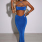 Elita Maxi Skirt - Electric Blue