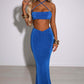 Elita Maxi Skirt - Electric Blue