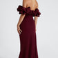 Elsie Maxi Dress - Cherry Lacquer