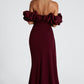 Elsie Maxi Dress - Cherry Lacquer