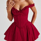 Elva Playsuit - Red