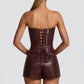 Elvina Corset - Burgundy