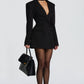 Elvira Mini Dress - Black