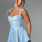 Emmie Playsuit Dress - Blue