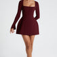 Esme Mini Dress - Cherry Lacquer