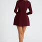 Esme Mini Dress - Cherry Lacquer
