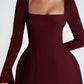 Esme Mini Dress - Cherry Lacquer