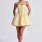 Evie Mini Dress - Lemon