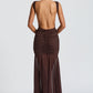Fae Maxi Skirt - Plum Brown