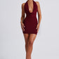 Fallon Mini Dress - Burgundy