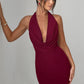 Fallon Mini Dress - Burgundy