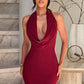 Fallon Mini Dress - Burgundy
