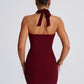 Fallon Mini Dress - Burgundy