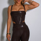Faye Corset - Chocolate