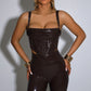 Faye Corset - Chocolate