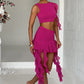 Ferna Top - Hot pink