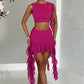 Ferna Top - Hot pink