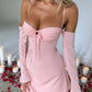 Fiona Mini Dress - Blush
