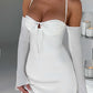 Fiona Mini Dress - Ivory
