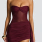 Fiorella Mini Dress - Cherry Lacquer