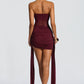 Fiorella Mini Dress - Cherry Lacquer