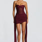 Fiorella Mini Dress - Cherry Lacquer
