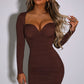 Francesca Mini Dress - Chocolate
