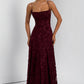 Francis Maxi Dress - Cherry Lacquer