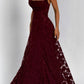 Francis Maxi Dress - Cherry Lacquer