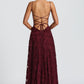 Francis Maxi Dress - Cherry Lacquer