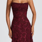 Francis Maxi Dress - Cherry Lacquer