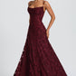 Francis Maxi Dress - Cherry Lacquer