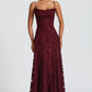 Francis Maxi Dress - Cherry Lacquer