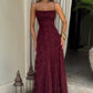 Francis Maxi Dress - Cherry Lacquer
