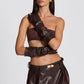 Frankie Gloves - Plum Brown