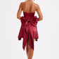 Freja Mini Dress - Burgundy