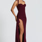 Genette Maxi Dress - Cherry Lacquer