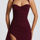 Genette Maxi Dress - Cherry Lacquer