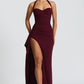 Genette Maxi Dress - Cherry Lacquer