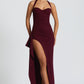Genette Maxi Dress - Cherry Lacquer
