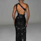 Genevieve Maxi Dress - Black Sparkle
