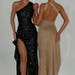 Genevieve Maxi Dress - Black Sparkle